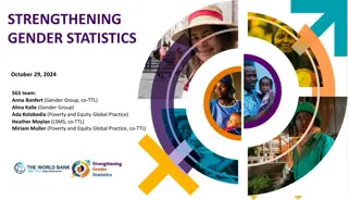 Strengthening Gender Statistics Project Progress