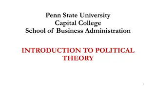 Introduction to Political Theory at Penn State University