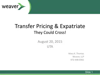 Transfer Pricing and Expatriate: Insights and Implications