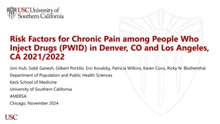 Risk Factors for Chronic Pain Among People Who Inject Drugs in Denver, CO and Los Angeles, CA