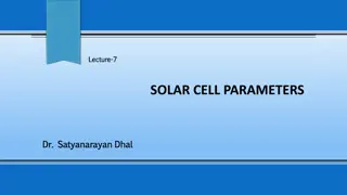 SOLAR CELL PARAMETERS