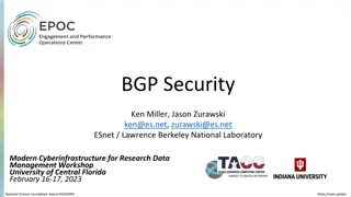 BGP Security and Route Hijacking