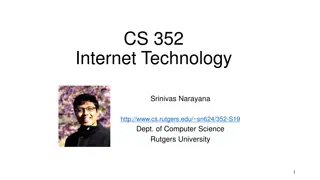 CS 352 Internet Technology