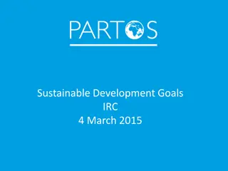 Development Goals Process and Implementation Overview