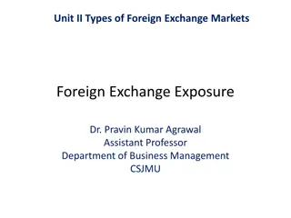 Foreign Exchange Exposure