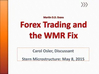 Forex Trading Dynamics Around 4pm Fix