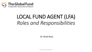 Roles and Responsibilities of Local Fund Agents