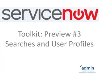 Efficient User Profile Search Feature