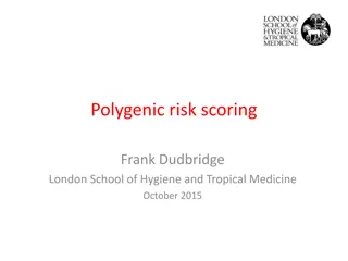 Polygenic Risk Scoring in Genetic Diseases