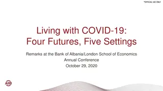 Living with COVID-19: Four Futures and Five Settings Remarks