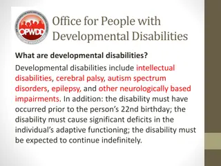 Developmental Disabilities Eligibility Process