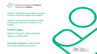 Factors Contributing to Individuals Needing Care and Support