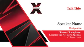 Localising the Net Zero Agenda - Climate Champions 14th January 2023