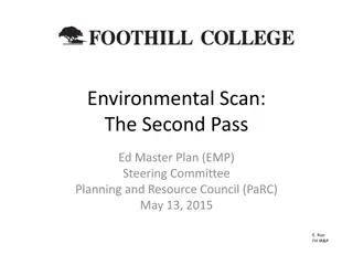 ESMP Steering Committee Planning and Resource Council Overview