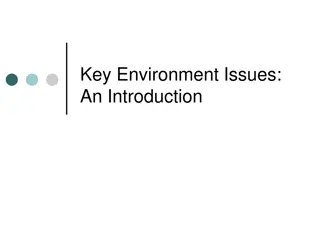 Key Environmental Issues and Economic Impact