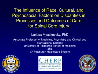 Factors Influencing Disparities in Spinal Cord Injury Care
