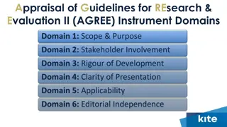 AGREE II Instrument Domains Overview