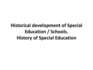 Historical Development of Special Education: Evolution Through Time