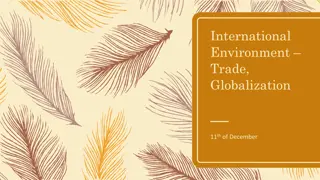 Globalization and Trade Dynamics