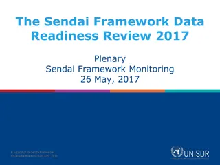 Sendai Framework Data Readiness Review 2017 Plenary Monitoring