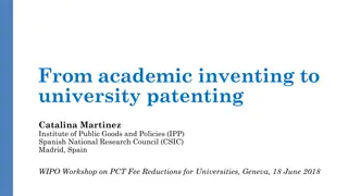 University Patenting: Economist Perspective and Measures
