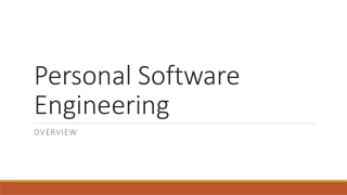 Personal Software Engineering