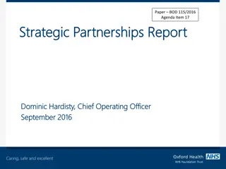 Adult Services Partnership Progress Report