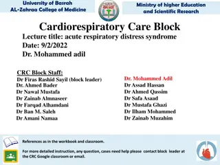 Acute Respiratory Distress Syndrome (ARDS)