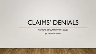 Claims Denials in Healthcare