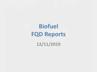 Biofuel FQD Reports Overview