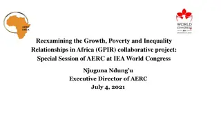 Reexamining Growth, Poverty, and Inequality Relationships in Africa