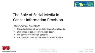 Role of Social Media in Cancer Information Provision