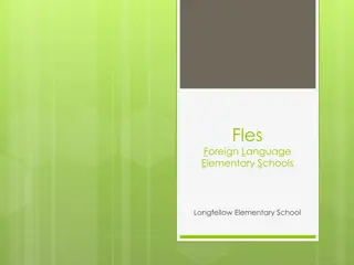 History of FLES Language Program at Longfellow Elementary School