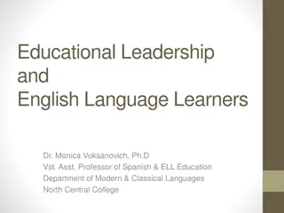 English Language Learners: Key Aspects