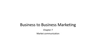 Market Communication in B2B Marketing