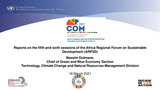 Africa Regional Forum Reports – Sustainability Updates