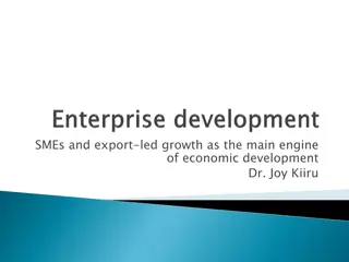 SMEs and Export-Led Growth for Economic Development