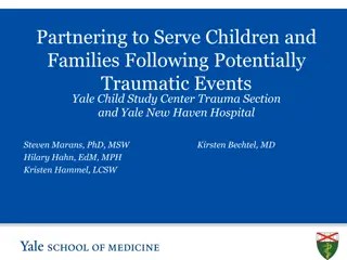 Partnering to Serve Children and Families Following Potentially Traumatic Events