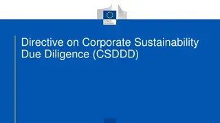 Corporate Sustainability Due Diligence Directive