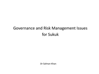 Governance and Risk Management Issues for Sukuk by Dr. Salman Khan