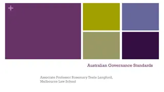 Australian Governance Standards & Broader Context Spotlight
