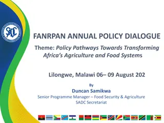 Addressing Climate-Related Shocks in Southern Africa Agriculture