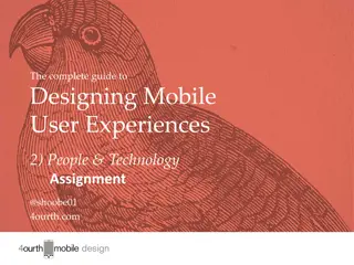 Mobile User Experience Design Guide