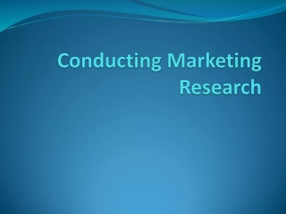 Effective Marketing Research: Problem Definition, Decision Alternatives, and Research Objectives