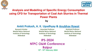 Analysis and Modelling of Specific Energy Consumption in Thermal Power Plants