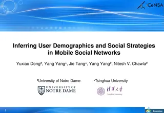 Inferring User Demographics and Social Strategies in Mobile Social Networks