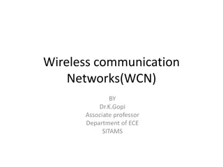 Introduction to Wireless Communication Networks