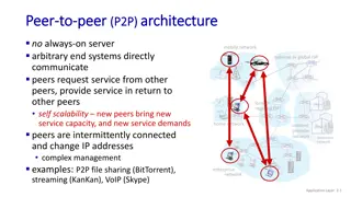 Peer-to-Peer Architecture Overview