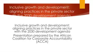 Aligning Practices for Inclusive Growth and Development