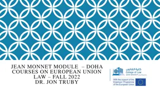 EU Role in Biodiversity Conservation and Legal Basis